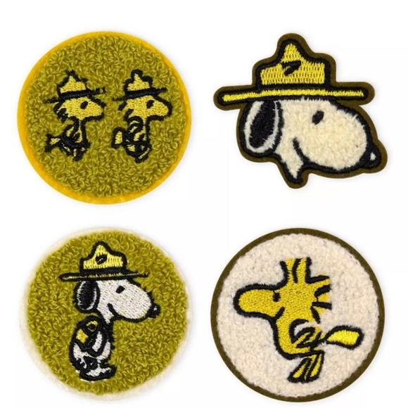Peanuts | Office | Yoobi X Peanuts Nwt Sticker Patches Set Of 4 | Poshmark